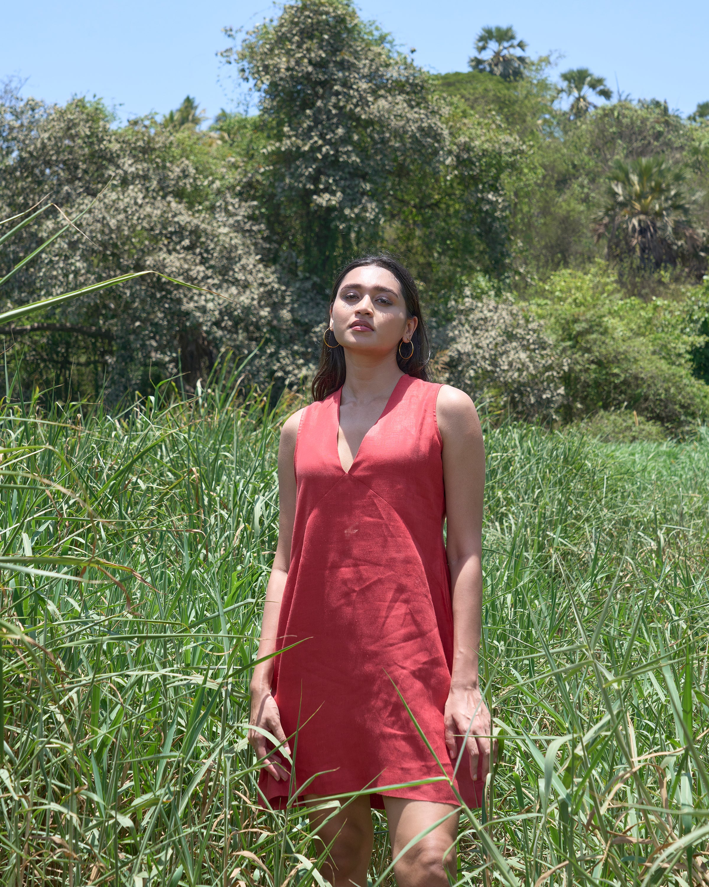 Terracotta Mini Dress