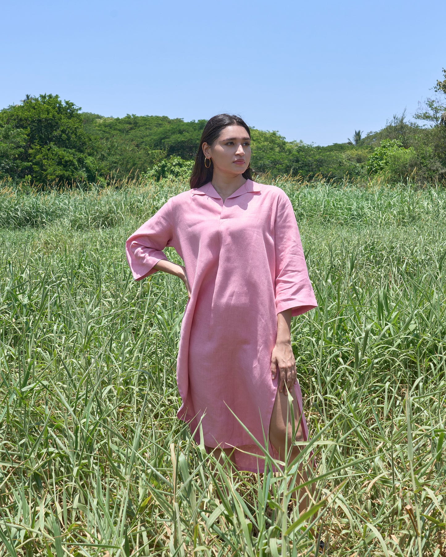 Cherry Blossom Collared Dress