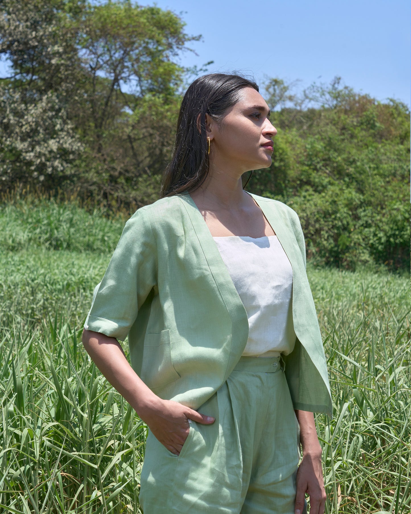 Pistachio Kimono Set